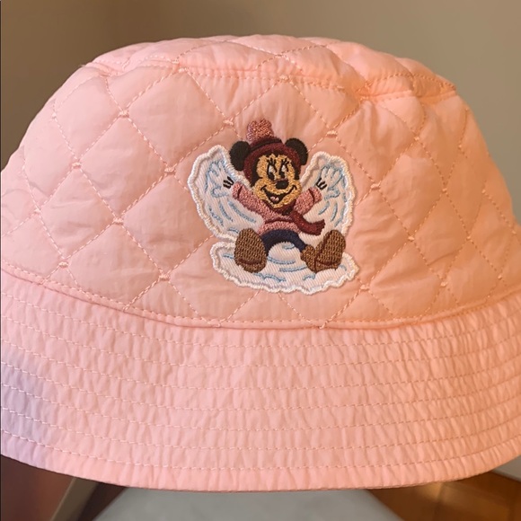 Disney Pink Quilted Bucket Hat with Embroidered Minnie Mouse. Youth size. - Picture 10 of 10